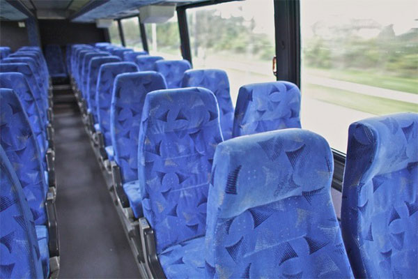 56 Passengers motor coach interior
